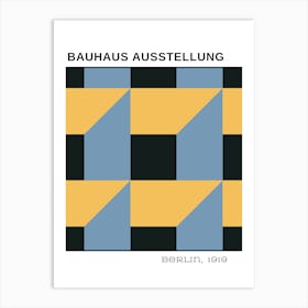 Bauhaus Yellow Exhibition Art Print