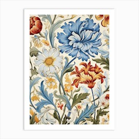 Floral Pattern 35 Art Print