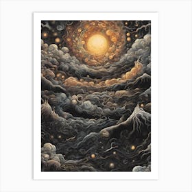 'Clouds' Art Print