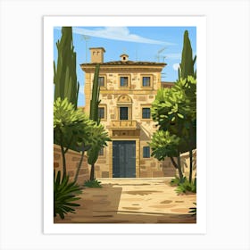 Mediterranean Villa Art Print