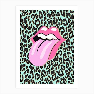 Cheetah Animal Print Retro VSCO stars Art Print for Sale by The-Goods