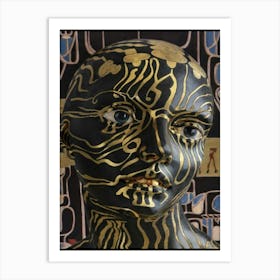 Egyptian Head Art Print