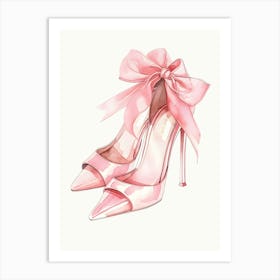 Pink Shoes Art Print