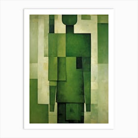 Green Mélange Art Print