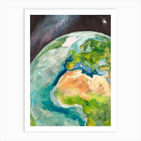 Earth Painting Art Print