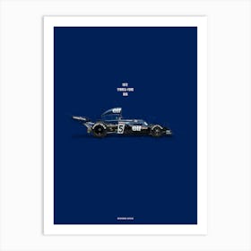 Cars in Colors, Tyrrell 006 Art Print