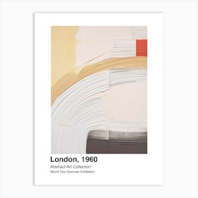 World Tour Exhibition, Abstract Art, London, 1960 7 Art Print