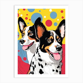 Pop Art Corgi 3 Art Print