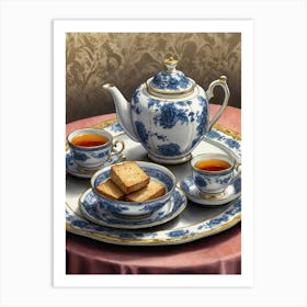 Tea Set Art Print