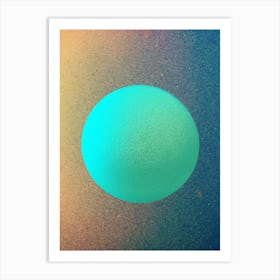 Orb Green Art Print