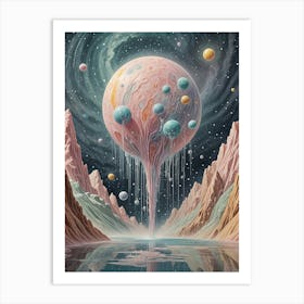 Liquid Planet Art Print