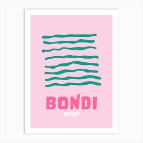 Bondi Pink Art Print