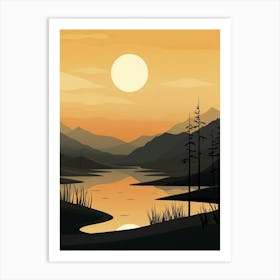 Abstract Minimalist Landscape 7 Art Print