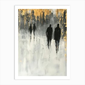 Walk In The Snow 1 Art Print