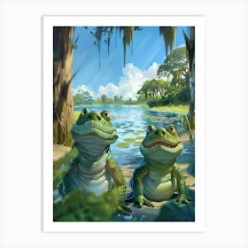 Frogs Art Print