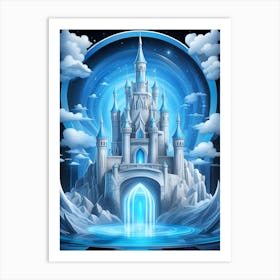 Disney Frozen Castle Art Print