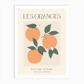 Les Oranges Art Print