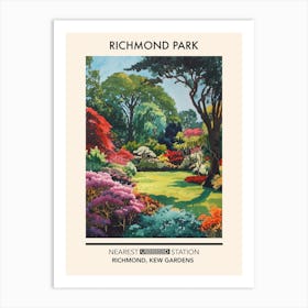 Richmond Park London Parks Garden 4 Art Print