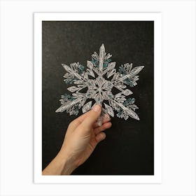 Snowflake 3 Art Print