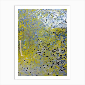 Tree In A Field Art Print