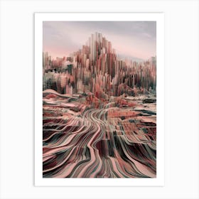 Abstract City Art Print