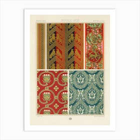 Middle Ages Pattern, Albert Racine 7 Art Print