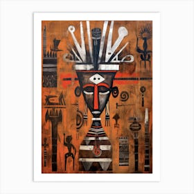 Masked Legends: Tales from African Tribes Art Print