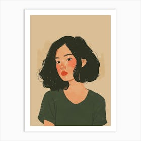 Asian Girl 30 Art Print