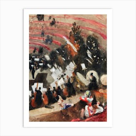 Rehearsal Of The Pasdeloup Orchestra At The Cirque D’Hiver, John Singer Sargent Art Print