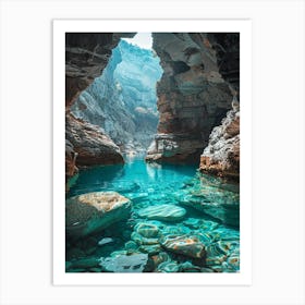 Mediterranean Sea Cave Art Print