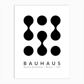 BAUHAUS LIQUID BK Art Print