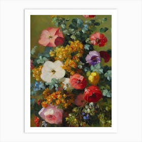 Morning Glory Painting 1 Flower Art Print