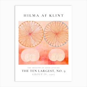 Hilma Af Klint Ten Largest No 9 Art Print