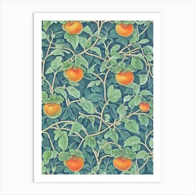 Persimmon 1 Vintage Botanical Fruit Art Print