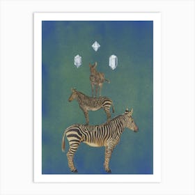 Dazzle Of Zebras Art Print