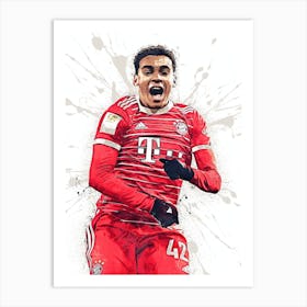 Jamal Musiala Bayern Munich Art Print