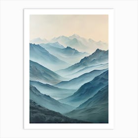 Poster Canvas Mountain 44 Art Print