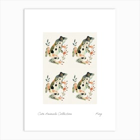 Cute Animals Collection Frog 3 Art Print