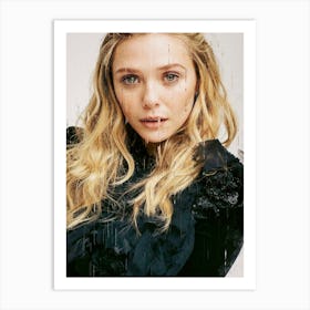 Elizabeth Olsen Beauty Art Print