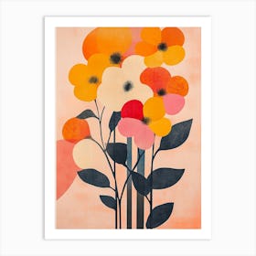 Flowers In A Vase 57 Art Print