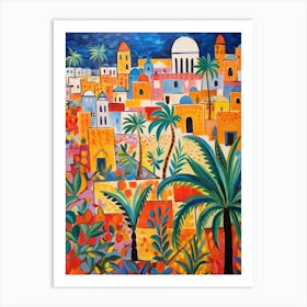 Cairo Egypt 1 Fauvist Painting Art Print