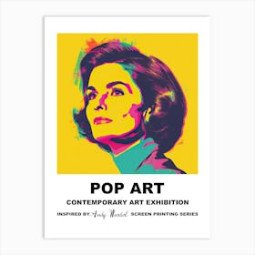 Jackie Pop Art 3 Art Print