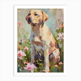 Labrador Retriever Acrylic Painting 2 Art Print