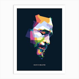 Marvin Gaye WPAP 2 Art Print