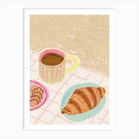Breakfast At Home Art Print