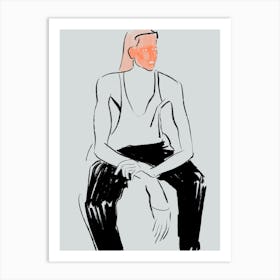 Portrait Of A Woman Art Print