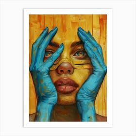 'Blue Eyes' 1 Art Print