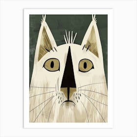 Cat'S Face Art Print