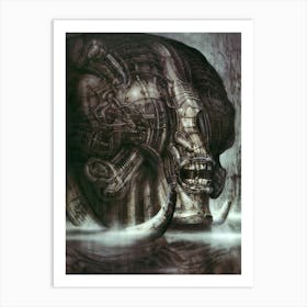 Giger unique Art Print