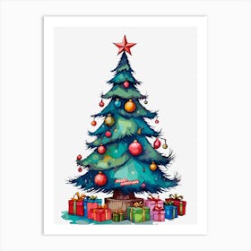 Christmas Tree Art Print